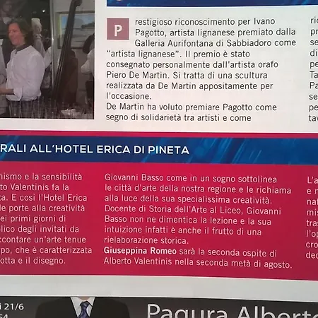 Erica Lignano Szálloda Lignano Sabbiadoro